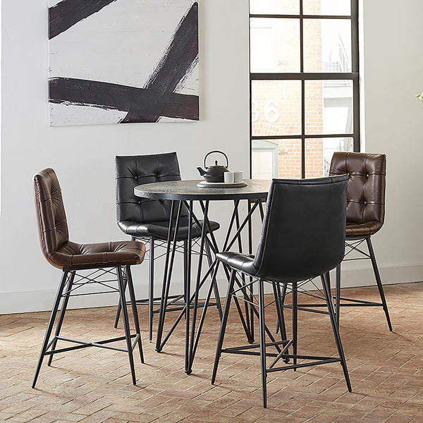 Geometric Counter Height Table