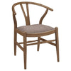 47" Royce Walnut Dining Table (set with 4 chairs)