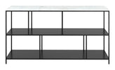 Black and White Marble Console Table