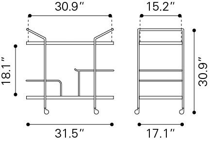 Priya Bar Cart