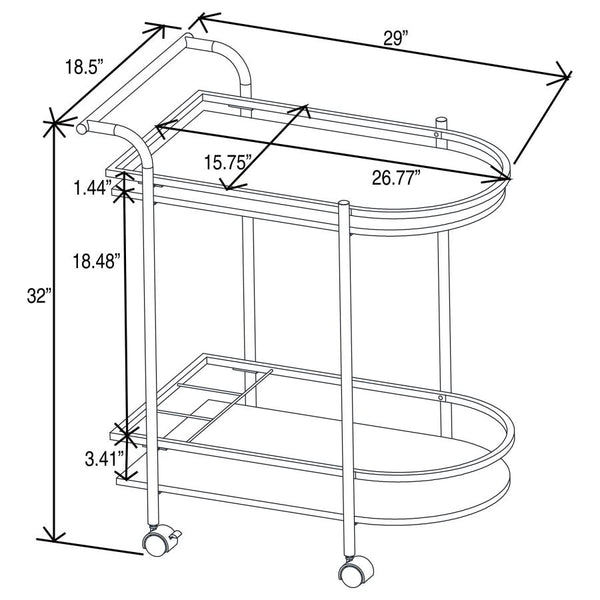 Marble Bar Cart
