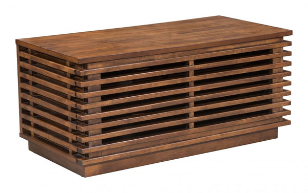 Walnut Narrow TV Stand