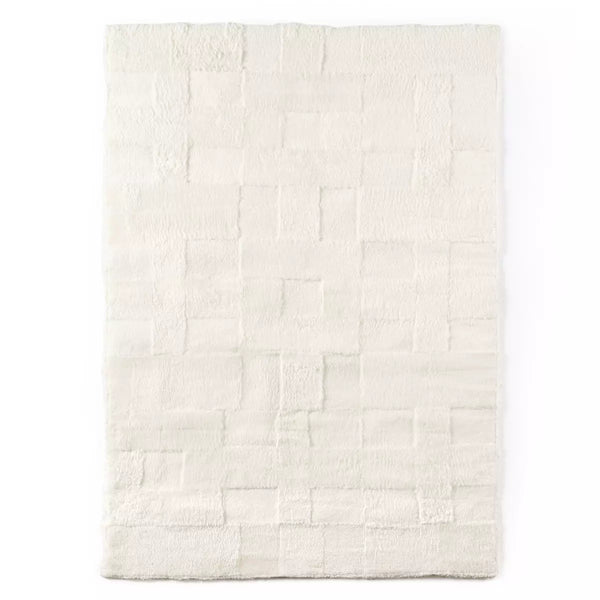 Patchwork Shearling Rug 8 x 10"