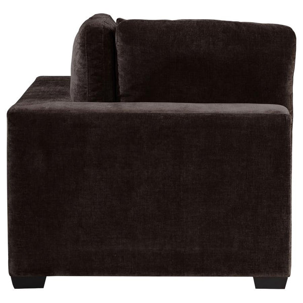 Deep Brown 3 Piece Sectional Sofa