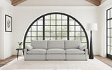 Jannes Modular Power Sofa - Light Grey