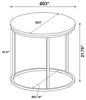 Stone side table