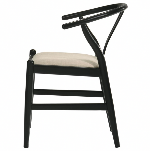 Black Wishbone Dining Chair (Set of 2)
