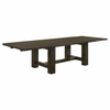 121" Extension Leaf Dining Table Vintage Java