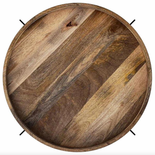 Adin Wood + Marble Coffee Table