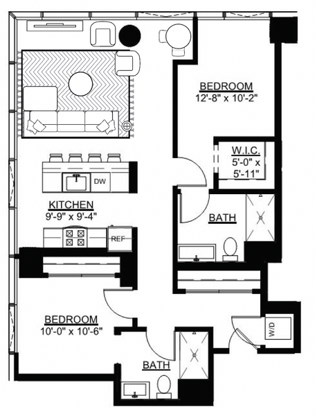 Ben Harsin's Floorplan