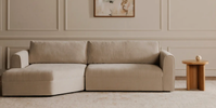 Madrid Right Sectional Cool Beige
