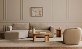 Madrid Right Sectional Cool Beige