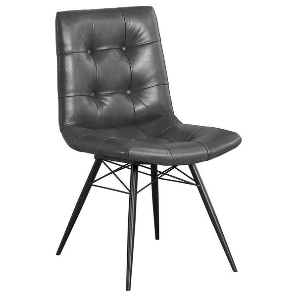 Charcoal Tufted Dining Chairs (Set of 4)