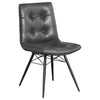 Charcoal Tufted Dining Chairs (Set of 4)