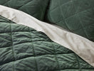 Coyuchi Velvet Organic Quilt, Juniper