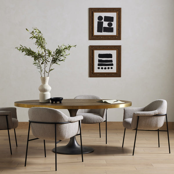 Evans Oval Dining Table 72"