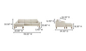 Quinn Sectional Oatmeal