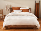Rippled Stripe Organic Pillow
