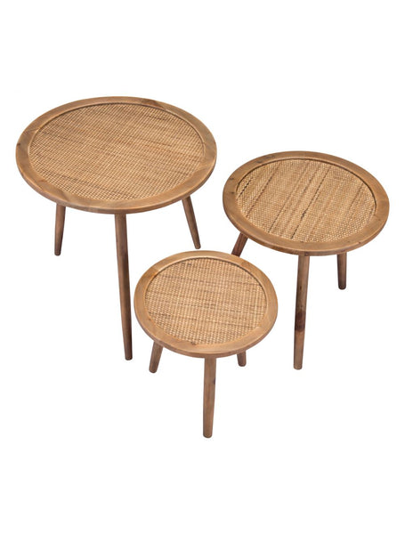 Woven Coffee Table Set