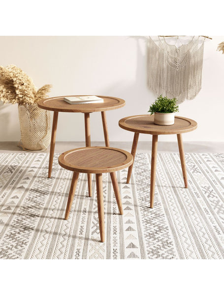 Woven Coffee Table Set