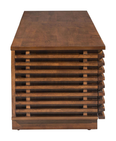 Walnut 70" Entertainment Unit