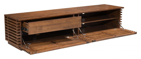 Walnut 70" Entertainment Unit