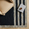 Recycled leather rug 5 x 8