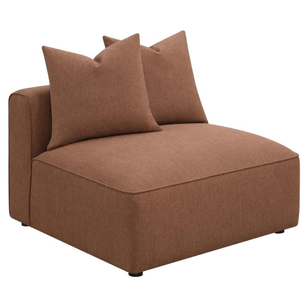 Jenna 2 Piece Sectional, Terracotta