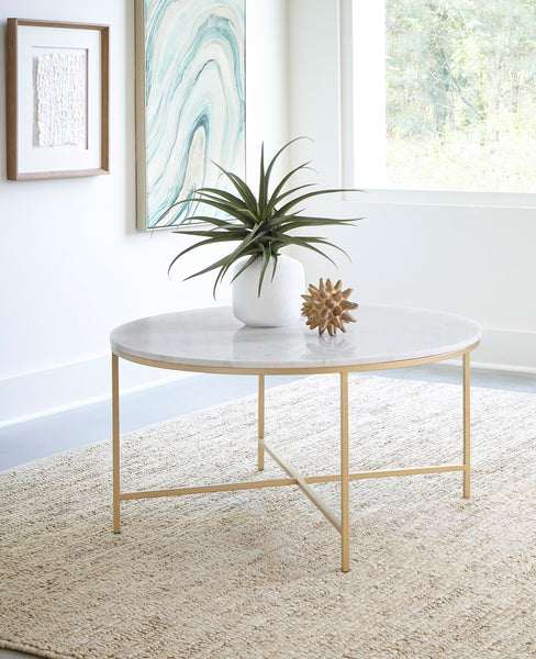 Round Marble Coffee Table