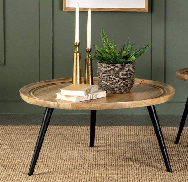Mango wood coffee table