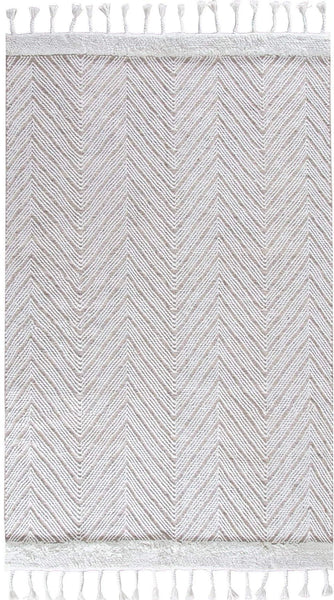 Hand Spun Chevron Rug 8' x 10'