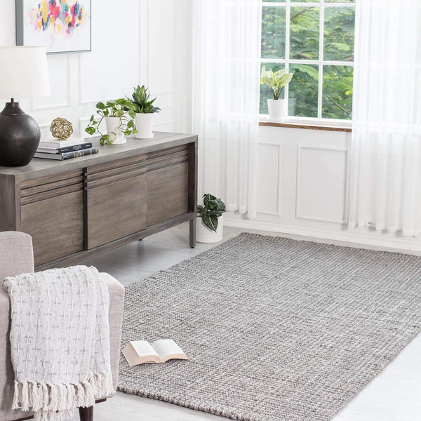 Grey Jute Rug 5 x 8