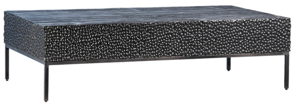 Pebble Stone White Side Table