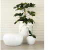 Pebble Stone White Side Table