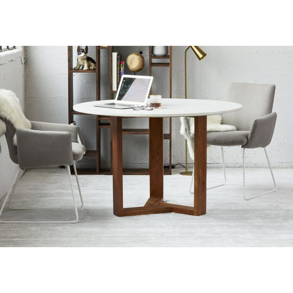Jinx Dining Table, Natural Walnut