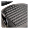 Onyx Black Leather Desk Chair