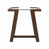 Wood and Glass Side Table