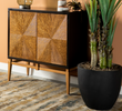 Sunburst Accent Cabinet