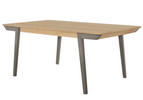 Acacia + Coastal Grey dining table