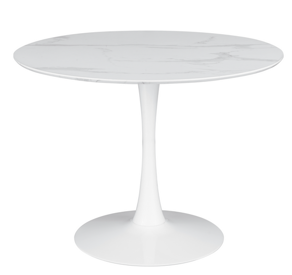 30" Faux Marble Dining Table