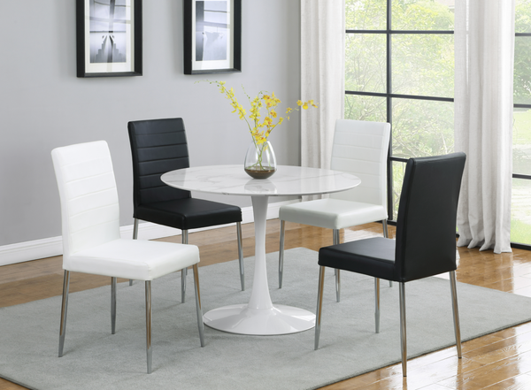 30" Faux Marble Dining Table