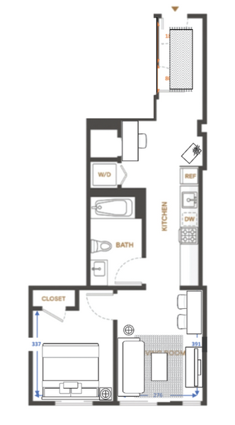 Exclusive studio unit's collection