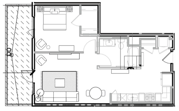 West Edge 1BDR A9