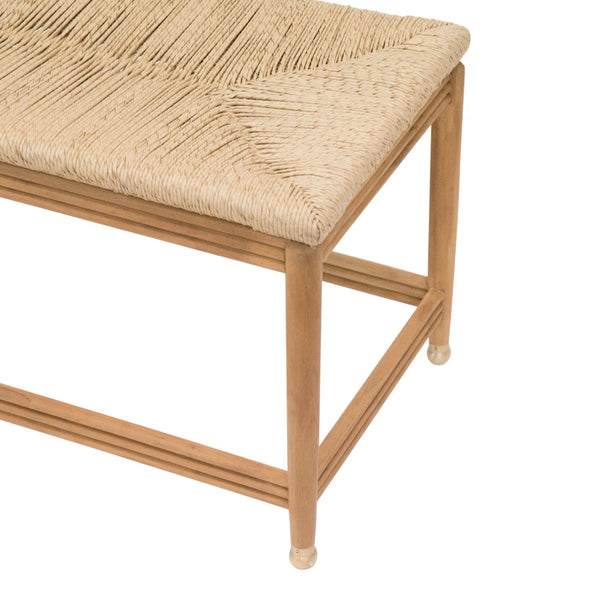 Teak and Hyacinth Bench
